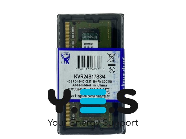 Модуль пам'яті Kingston SODIMM DDR4 16GB 2400 1.2V 260PIN KVR24S17S8/16