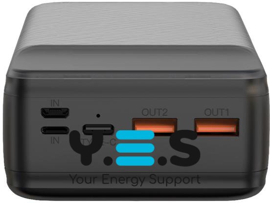 УМБ XO Power Bank 30000mAh PR201 PD&QC3.0 65W Black (102230)