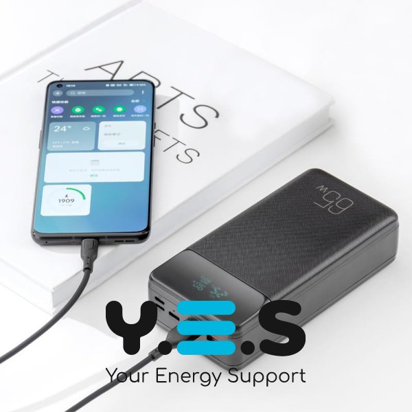 УМБ XO Power Bank 30000mAh PR201 PD&QC3.0 65W Black (102230)