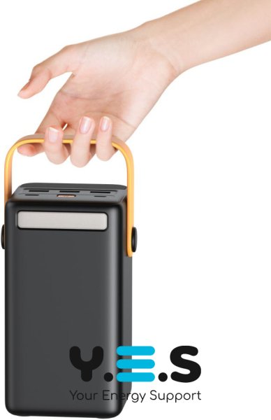 УМБ XO Power Bank 50000mAh PR168 LED Lamp QC&PD3.0 22.5W Black (101715)