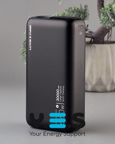 Портативний Powerbank XO PR200 (30000 mAh) QC22.5W/PD20W черный