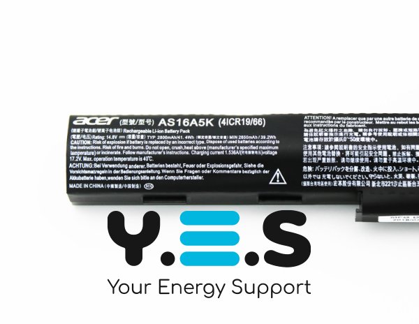 Original 2800mAh 14.8V AS16A5K AS16A7K AS16A8K акумулятор для Acer Aspire E15 E5-475G 523G 553G 575G 774G E5-575-59QB E5-575 E5-575G-53VG