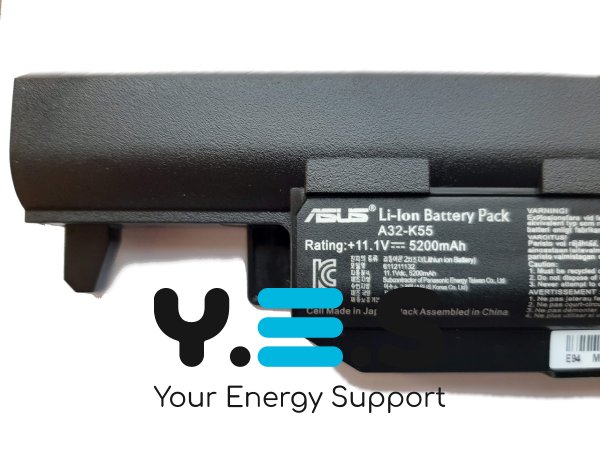 Original 5200mAh 10.8V A32-K55 акумулятор для ASUS X45 X45A X45C X45V X45U X55 X55A X55C X55U X55V X75 X75A X75V X75VD U57 U57A U57VD