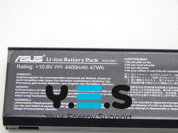 Original 4400mAh 10.8V акумулятор для Asus X301A X301U X401 X401A X401U X501 X501A X501U A31-X401 A32-X401 A41-X401 A42-X401