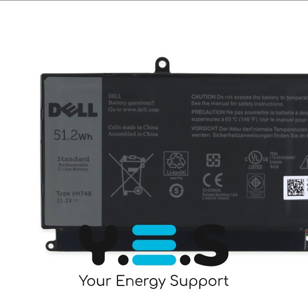 Original 51.2Wh 11.1V VH748 акумулятор для DELL Vostro 5460 5470 5560 14 5480 Inspiron 14 5439 V5460D-1308 V5460D-1318 5470D-1328