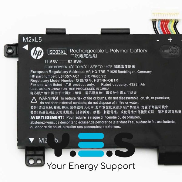 Original 4323mAh 11.55V SD03XL акумулятор для HP Omen 15 2020 15-ek0000 en0000 ek0001TX ek0011TX HSTNN-OB1R L84357-AC1 L84394-005 TPN-Q236 Q2