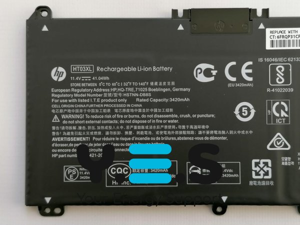 Original 3420mAh 11.4V HT03XL акумулятор для HP Pavilion 14-CE0025TU 14-CE0034TX 15-CS0037T 250 255 G7 HSTNN-LB8L/LB8M/DB8R