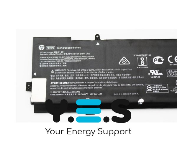 Original 6700mAh 11.55V KB06XL акумулятор для HP Spectre x360 15-BL002XX Z6L01EA Z6K97EA Z6K99EA Z6K96EA Z6L00EA Z6L02EA HSTNN-DB7R