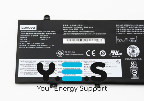 Original 4920mAh 11.58V акумулятор для Lenovo ThinkPad T480S Series 01AV478 SB10K97620 01AV479 01AV480 L17L3P71 L17M3P71 L17S3P71