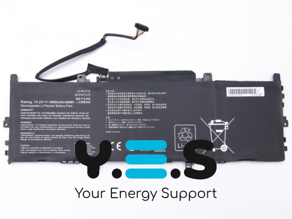 3000mAh 15.3V C41N1715 акумулятор для ASUS ZenBook 13 UX331 UX331U UX331UA UX331UN UX331F UX331FN U3100U U3100UN U3100F U3100FN