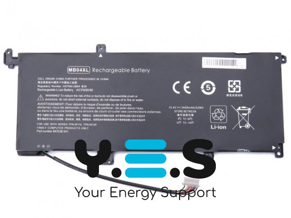 3400mAh 15.2V MB04XL акумулятор для HP Envy X360 15-AR010CA M6-AQ003DX W2K42UA TPN-W120 W119 HSTNN-UB6X 843538-541 844204-850/855