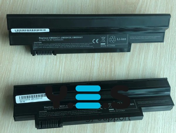 5200mah 10.8V батарея для ноутбуків  Acer Aspire one 532h 532G AO532h For eMachines 350 eM350 NAV51 NAV50 UM09H31 UM09H41 UM09G31 UM09H75