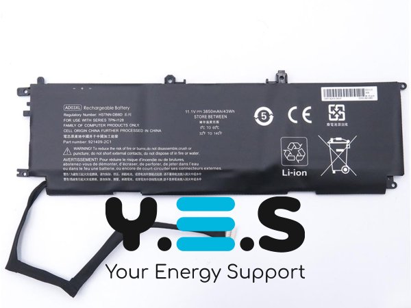 3850mAh 11.1V AD03XL батарея дня ноутбуку HP Envy 13-AD000 13-AD101TX AD-105TX HSTNN-DB8D 921439-855 921409-271
