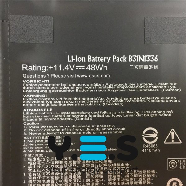 4000mAh 11.4V B31N1336 C31-S551батарея для ASUS VivoBook S551 K551LN V551 V551LA S551LB S551LA R553L R553LN R553LF