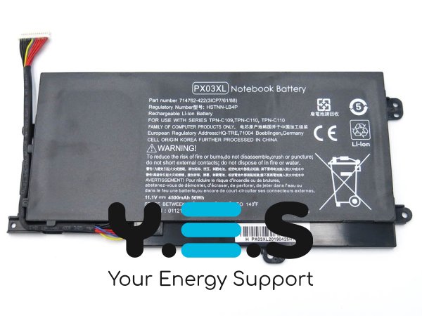 4500mAh 11.1V PX03XL акумулятор для HP Envy 14-k000 Touchsmart M6-K TPN-C109 C110
