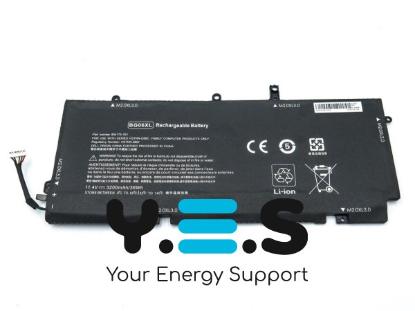 3200mAh 11.4V BG06XL акумулятор для HP Elitebook Folio 1040 G3 805096-001 805096-001