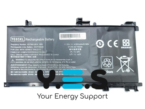 4380mAh 11.55V TE03XL акумулятор для HP OMEN 15-bc011TX 15-bc012TX 15-bc013TX 15-AX015TX AX017TX TPN-Q173 HSTNN-UB7A 849910-850