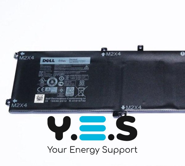 Original 7260mAh 11.4V акумулятор для RRCGW 4GVGH Dell XPS 15 9550 Precision 5510 Series M7R96 62MJV (ВЕРСІЯ 1)