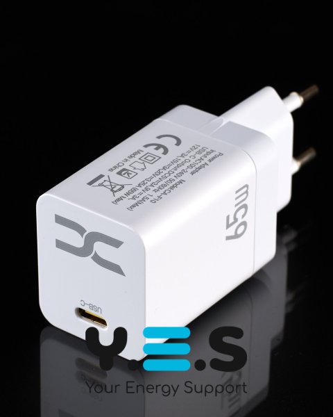 Мережевий зарядний пристрій DC PD/65W (CA-F10) білий