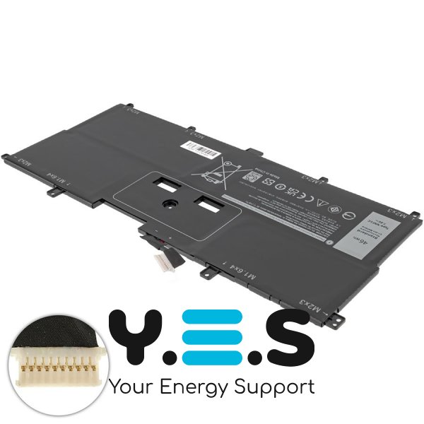 6053mAh 7.6V NNF1C акумулятор для Dell XPS 13 9365 2-in-1 HMPFH NP0V3