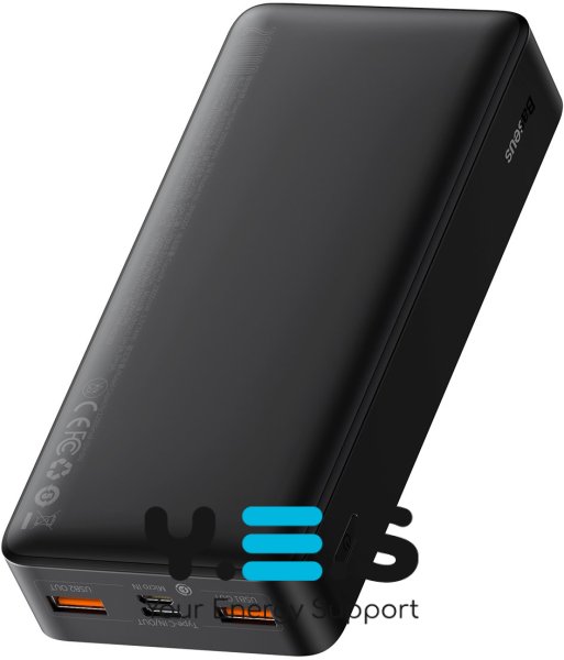 Power bank Baseus Bipow Digital Display , 20000mAh, 20W, Чорний PPBD050501