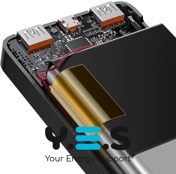 Power bank Baseus Bipow Digital Display , 20000mAh, 20W, Чорний PPBD050501