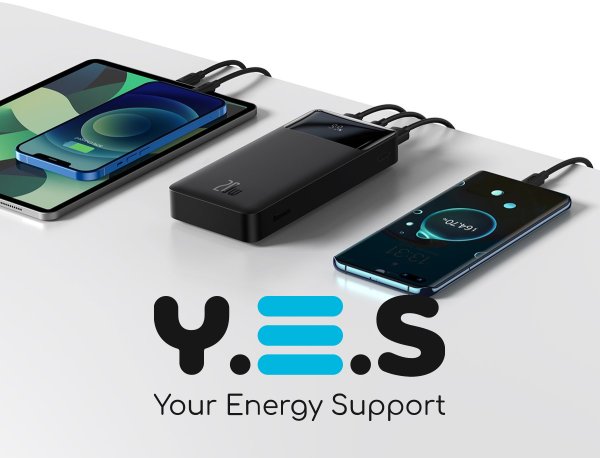 Power bank Baseus Bipow Digital Display , 20000mAh, 20W, Чорний PPBD050501