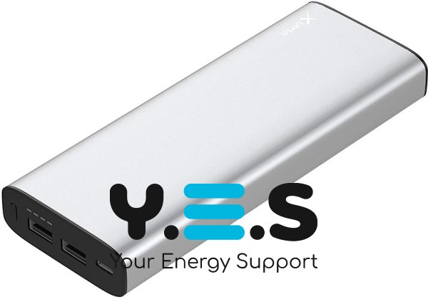 Power bank XLayer Plus Macbook 20100mAh, PD 45W, USB-C, 2xUSB-A, Silver (213266) PB930517