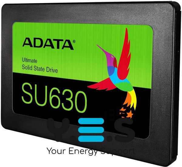 Накопичувач 2.5" SSD 480GB ADATA ULTIMATE SU630 Series, ASU630SS-480GQ-R, 3D QLC, SATA-III 6Gb/s, зап/чт. - 450/520мб/с