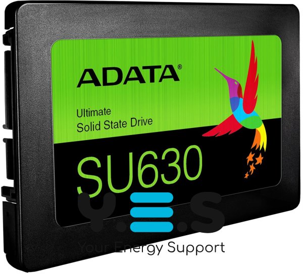 Накопичувач 2.5" SSD 480GB ADATA ULTIMATE SU630 Series, ASU630SS-480GQ-R, 3D QLC, SATA-III 6Gb/s, зап/чт. - 450/520мб/с