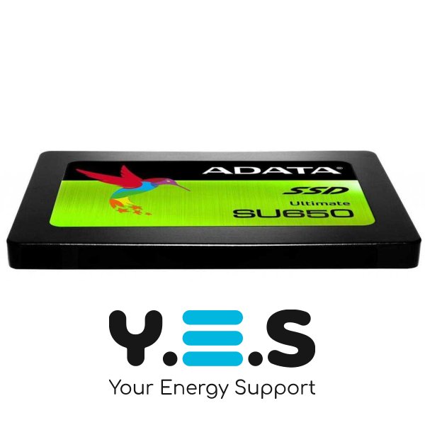 Накопичувач 2.5" SSD  960GB ADATA ULTIMATE SU650 Series, ASU650SS-960GT-R, 3D NAND TLC, SATA-III 6Gb/s, зап/чт. - 450/520мб/с