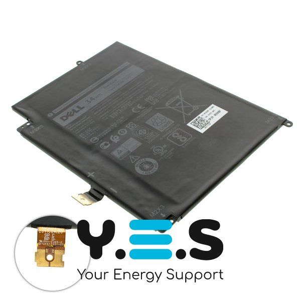Original 4250mAh 34Wh 7.6V батарея YX0XH C668F WYCVV  для DELL Latitude 7285 2-in-1 Series Notebook YXOXH OWYCVV 0WYCVV 0C668F
