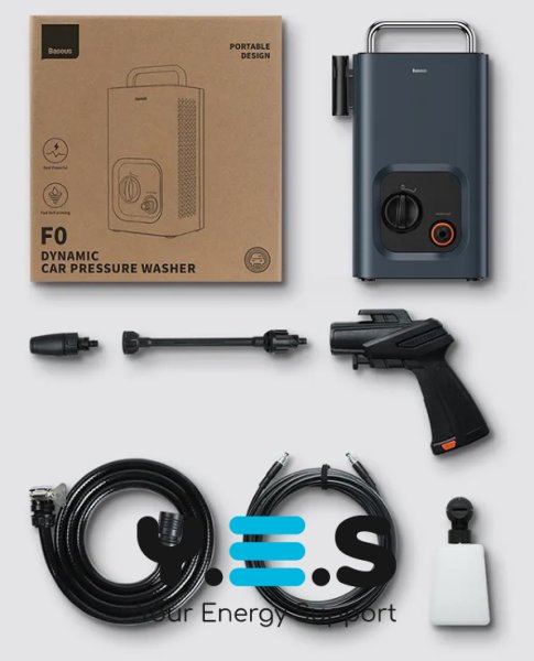 Авто-мийка Baseus F0 Car Pressure Washer Dynamic CN Dark Gray (CPGY000014)