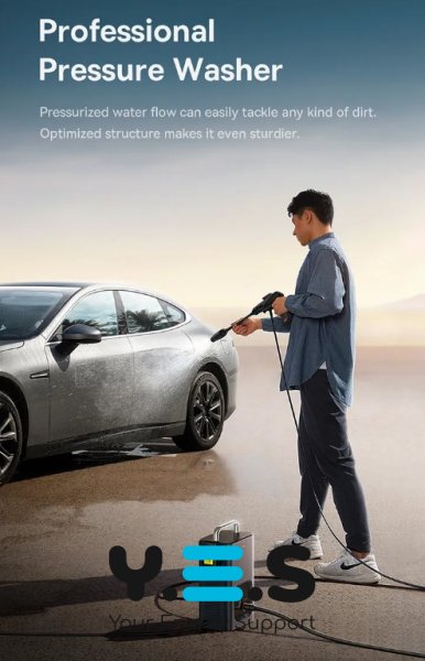 Авто-мийка Baseus F0 Car Pressure Washer Dynamic CN Dark Gray (CPGY000014)