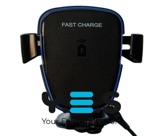 Автотримач JPD-1801/Q71T з бездротовою зарядкою черный