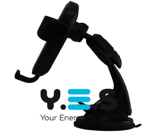 Автотримач JPD-1801/Q71T з бездротовою зарядкою черный