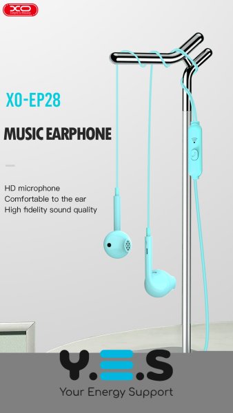 Проводні навушники XO EP28 (20pcs/bottle) mixed