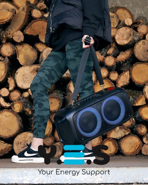 Колонка Bluetooth RX-6248 with FM чорний