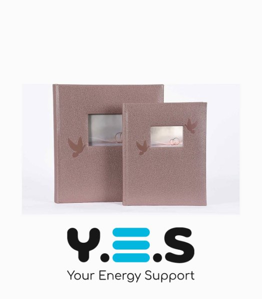 Альбом HENZO 280*305 PERLE Rose 80 white pages 22.102.13