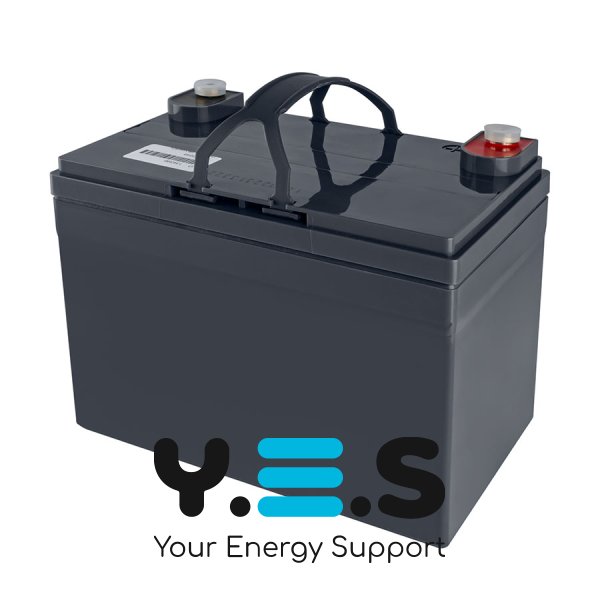 Акумуляторна батарея SUNREX SR12-33, Ємність: 33Ah, 12V, 10kg, AGM battery, розміри: 96х130х155мм (ДБЖ UPS)