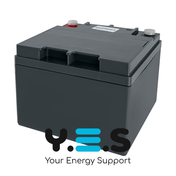 Акумуляторна батарея SUNREX SR12-26, Ємність: 26Ah, 12V, 8.3kg, AGM battery, розміри: 166х175х126мм (ДБЖ UPS)