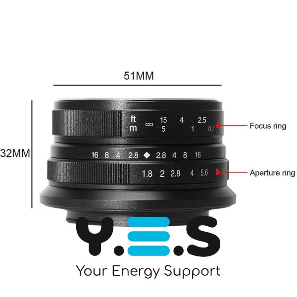 Об'єктив Lens 7Artisans 25mm f1.8 M43 (Panasonic Olympus)