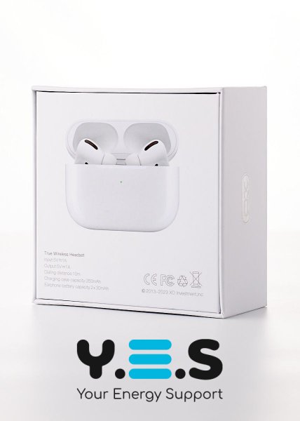 Гарнітура Bluetooth XO (ET31) з сенсором та бездр.зарядкою білий