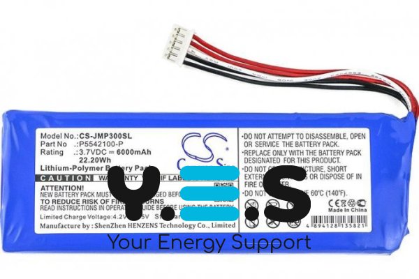 6000mAh Cameron Sino батарея P5542100-P (CS-JMP300SL) для JBL Pulse 3 APJBLPUESE3