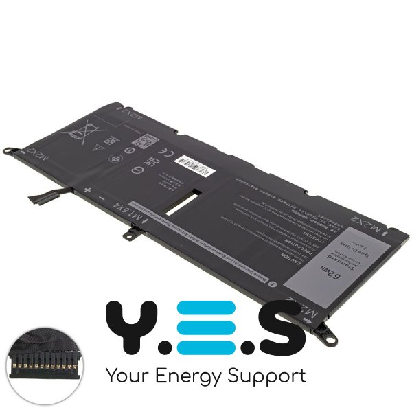 6842mAh 7.6V DXGH8 акумулятор для Dell XPS 13 9380 9370 7390 Dell Inspiron 7390 2-in-1 7490 G8VCF 0H754V P82G