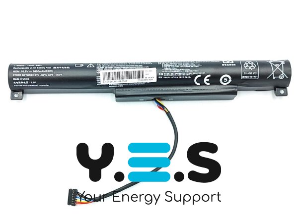 2600mAh 10.8V L14S3A01 акумулятор для LENOVO IdeaPad 100-15 15IBY B50-10 L14C3A01
