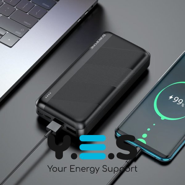 Пауербанк Borofone BJ27A Pindar 20000 mAh Black (BJ27AB)