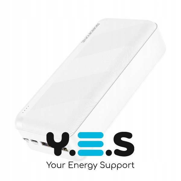 Портативний зарядний пристрій Power Bank BOROFONE BJ27B 30 000 mAh Білий