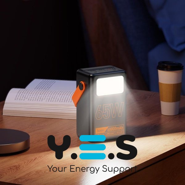 Повер банк HOCO Powerful PD65W power bank J110A 60000mAh