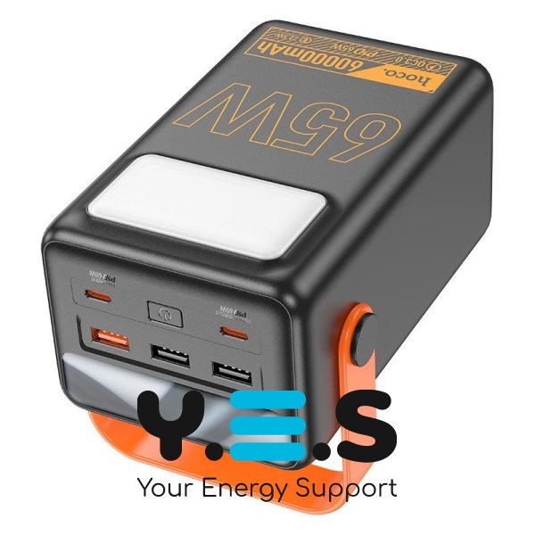 Повер банк HOCO Powerful PD65W power bank J110A 60000mAh